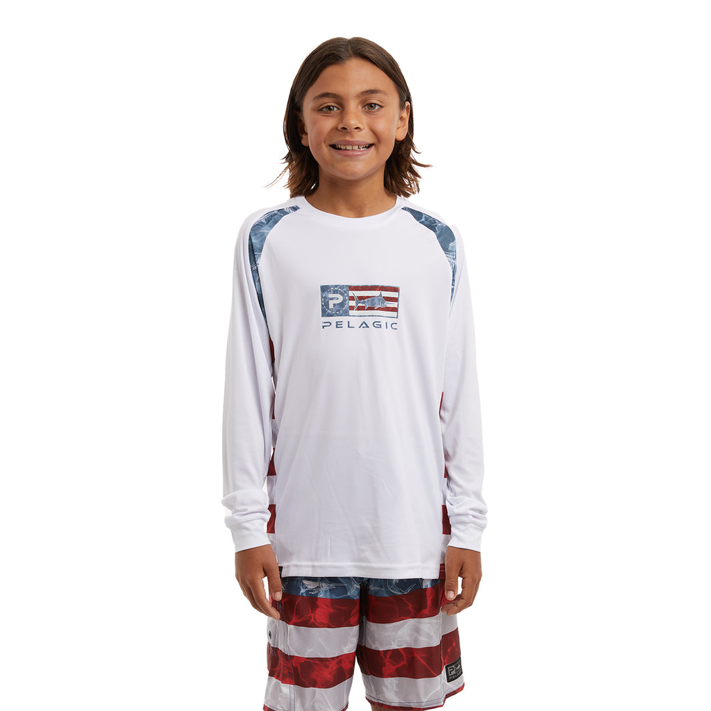 AMERICAMO™<br> Youth Vaportek Youth Fishing Shirt