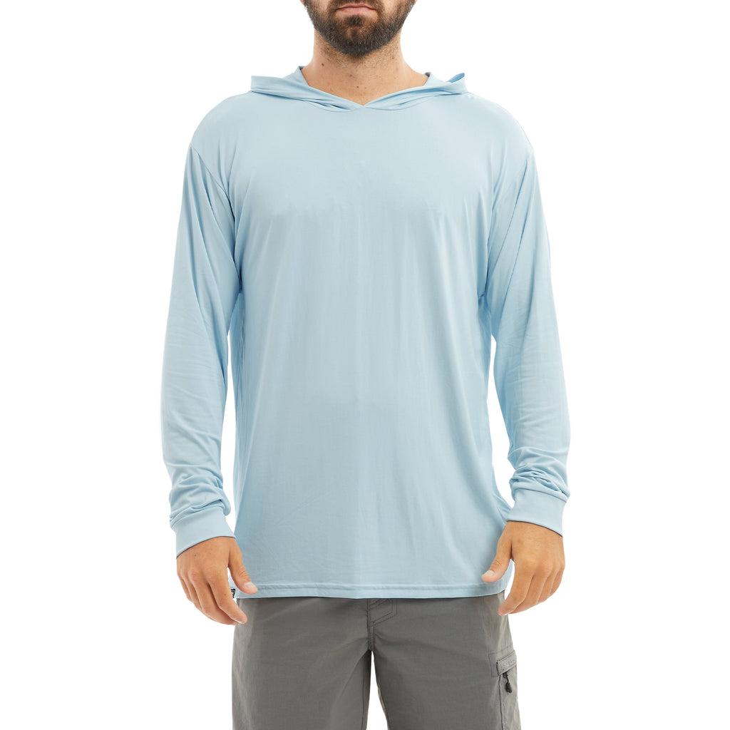 Реглан Pelagic Aquatek Hooded Fishing Shirt - Gyotaku. XL. Smokey blue  (арт.88773580204) - купить в Украине по лучшей цене