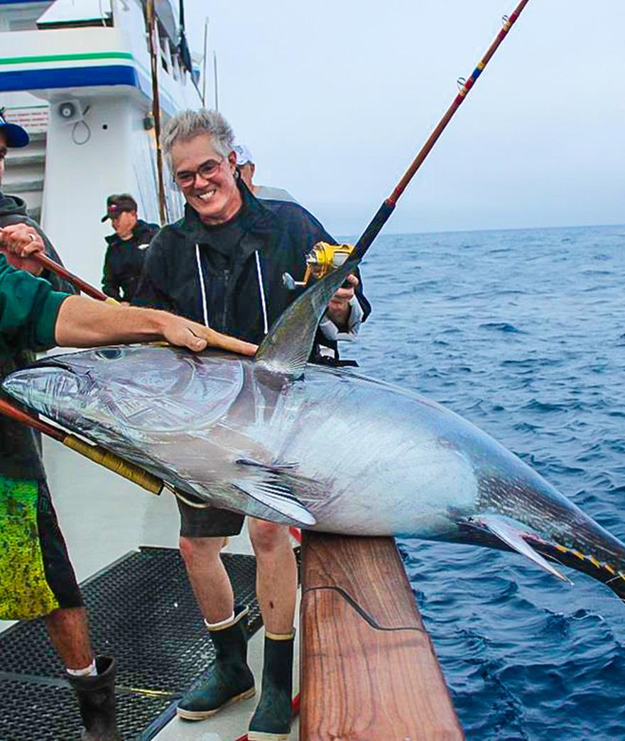 [Above: The guys on long range fishing vessel Excel get the job done on a large, west coast bluefin]
History in the making… What started back in April as an ...