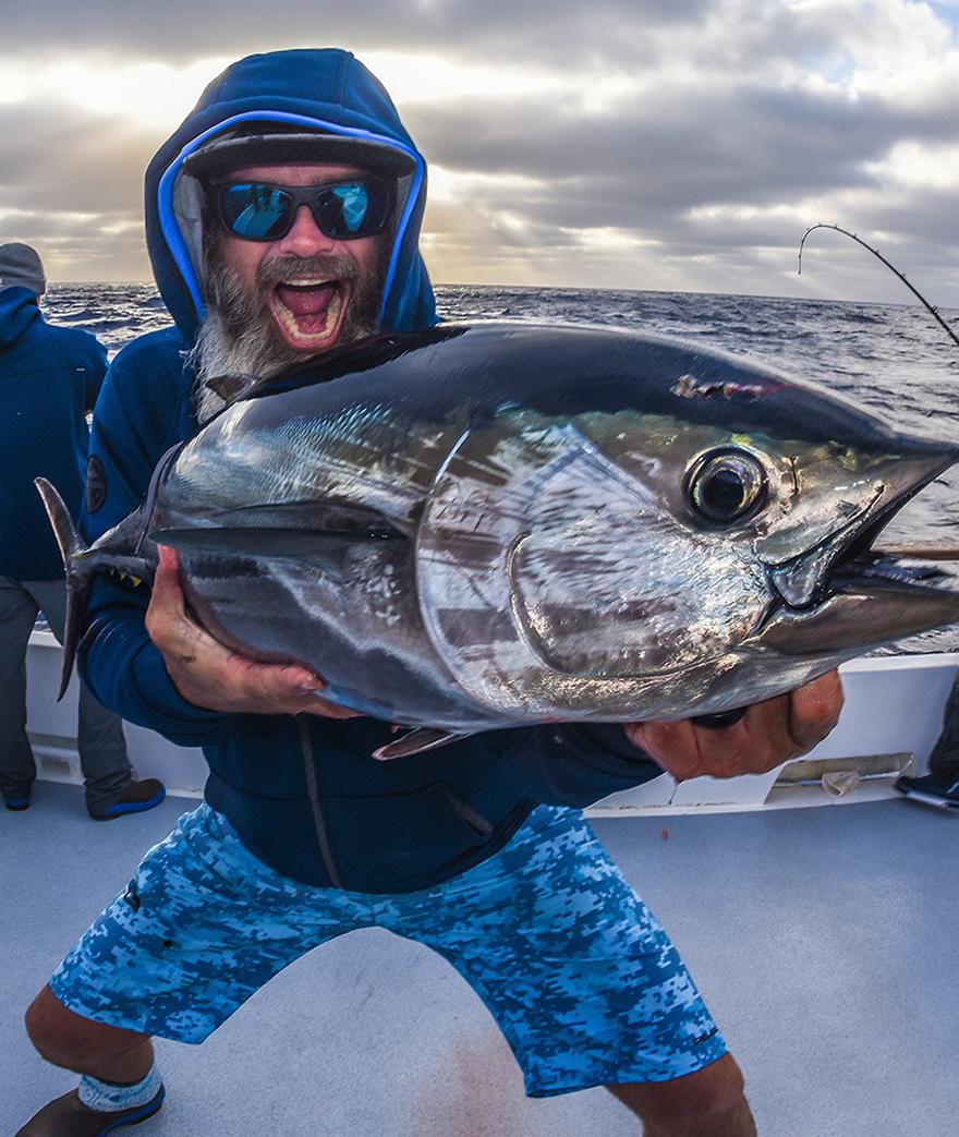 Bluefin go OFF for the 2nd Annual PELAGIC "Catchin' A Buzz" Sales Expedition!
June 3, 2018 - San Diego, CA -  Shoving off from Fisherman's Landing aboard ...