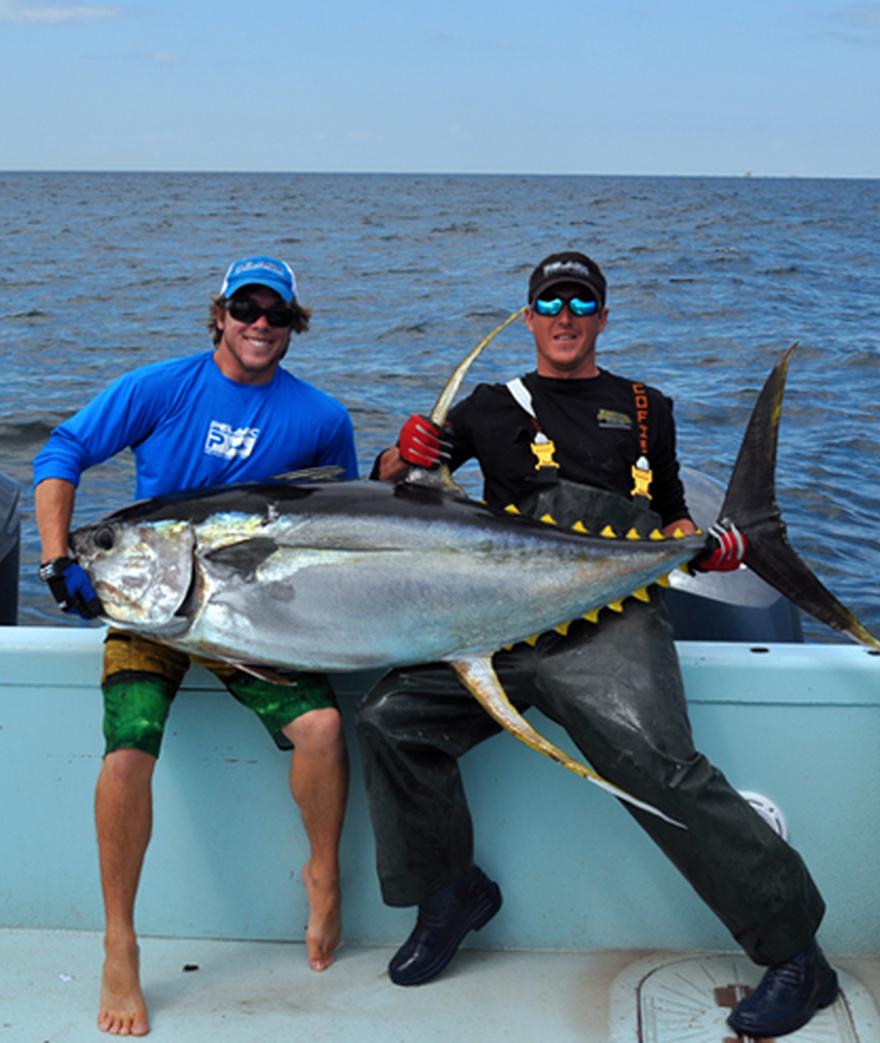 

It's no secret - there are some large yellowfin tuna currently in the Gulf of Mexico.  The problem is finding the weather window to get out there and ...