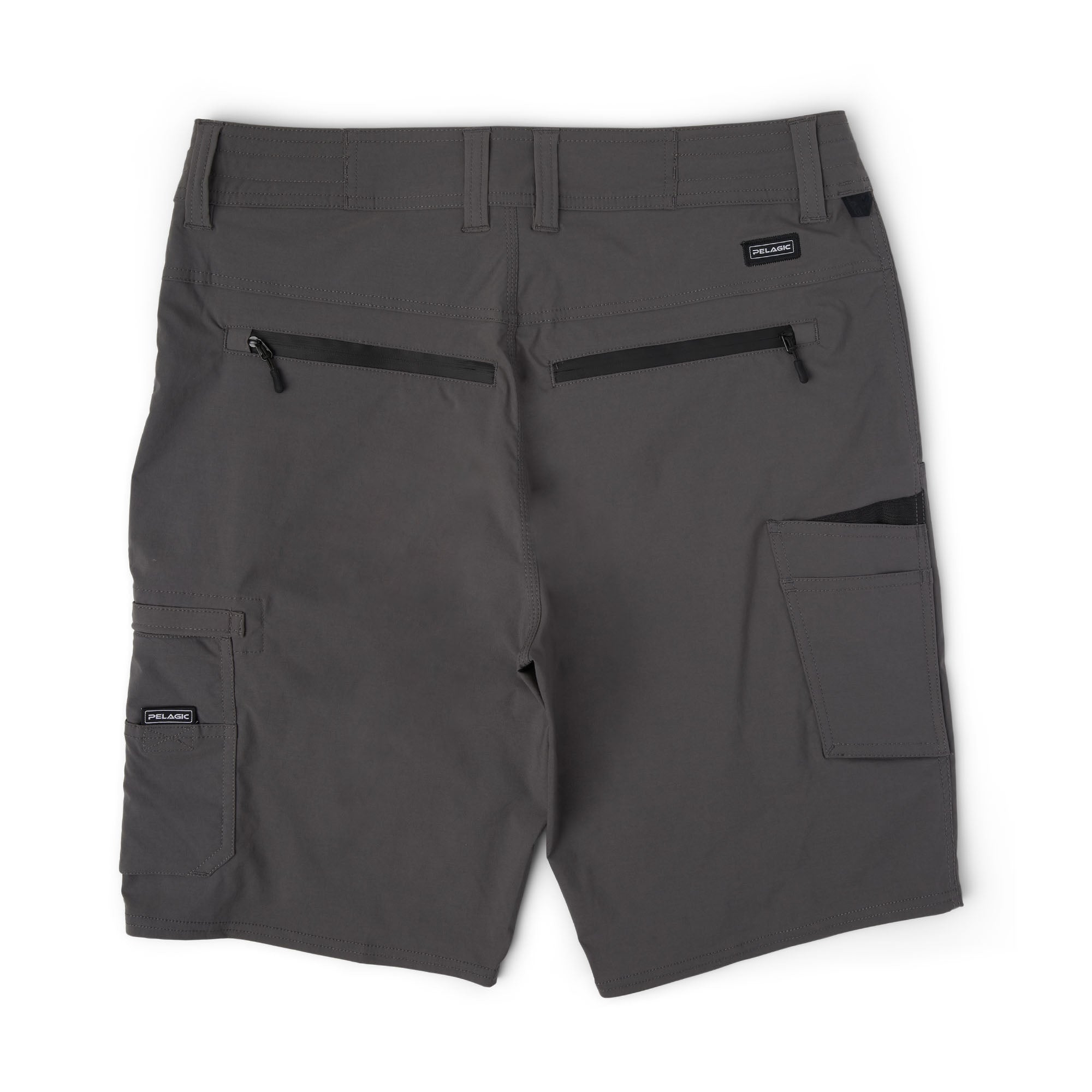 Pelagic Traverse Fishing Shorts for Men - Charcoal - 36