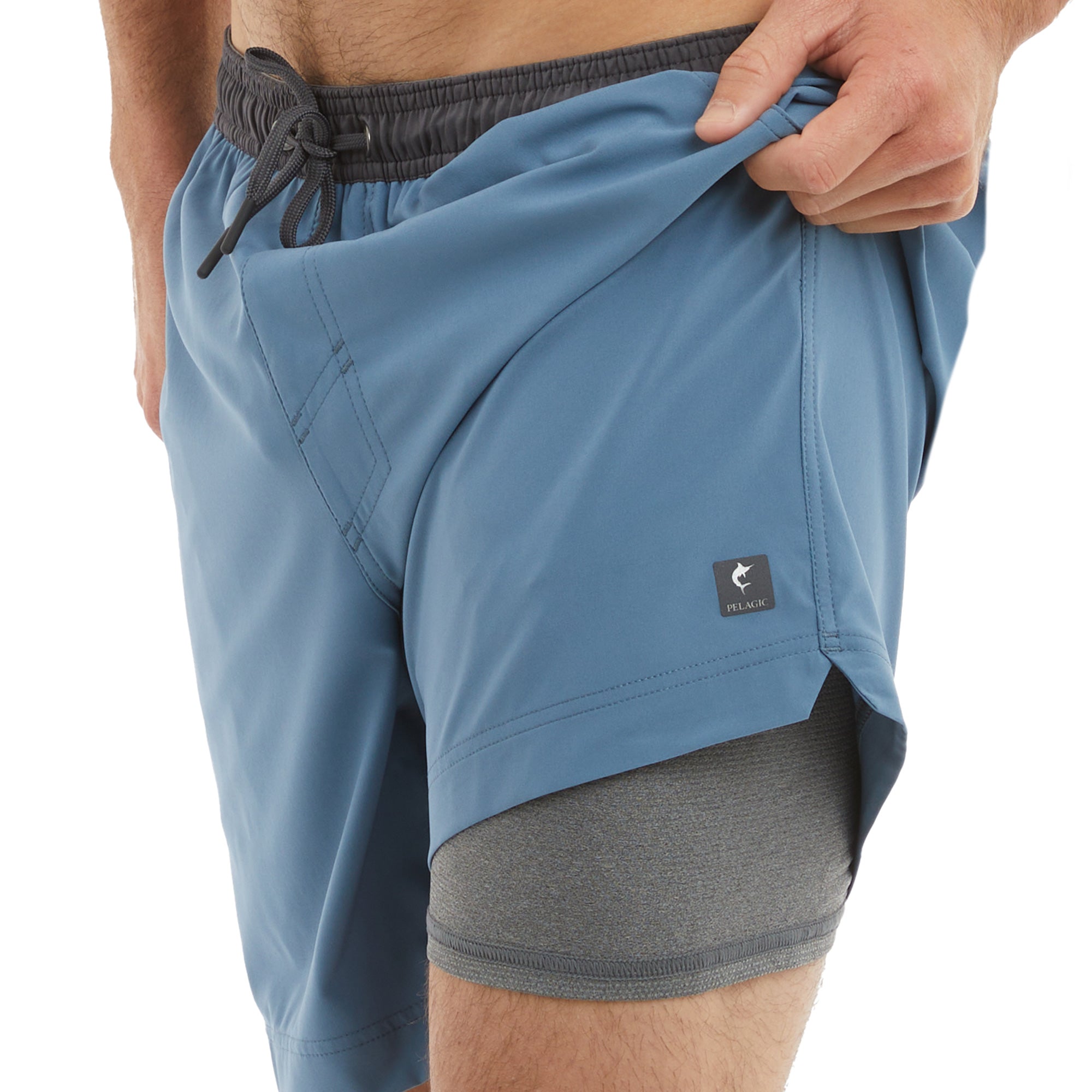 PELAGIC Elastic Waist Lined Shorts 17