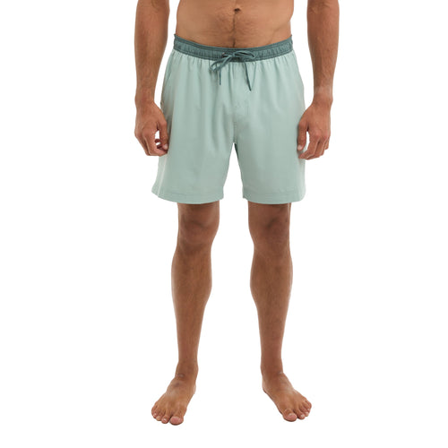 Leiday Elastic Waist Lined Shorts 17"