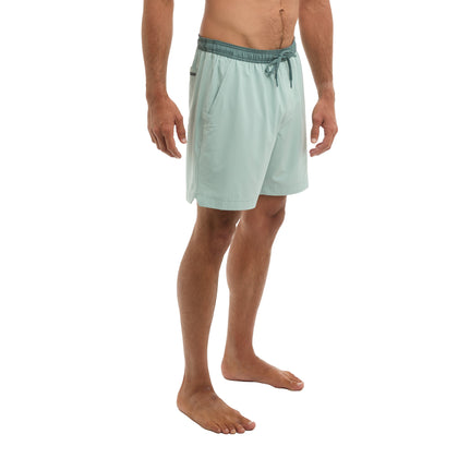 Leiday Elastic Waist Lined Shorts 17"