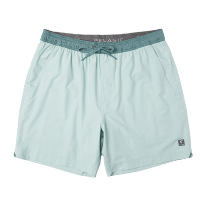 Leiday Elastic Waist Lined Shorts 17"