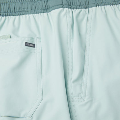 Leiday Elastic Waist Lined Shorts 17"