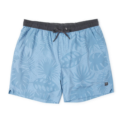 Leiday Elastic Waist Lined Shorts 17"