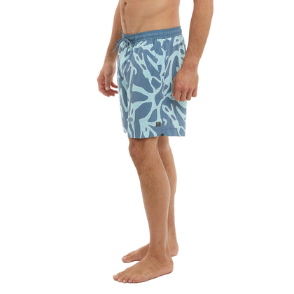 Leiday Elastic Waist Lined Shorts 17"