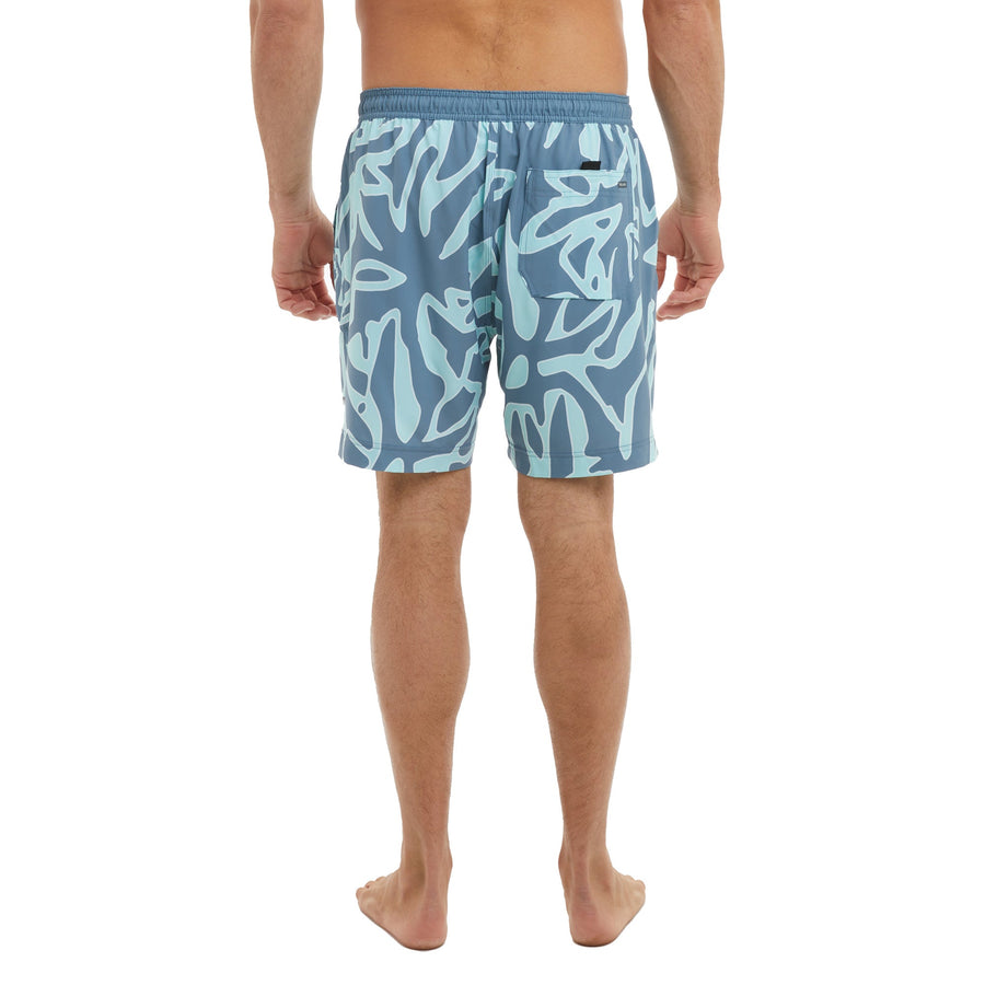 Leiday Elastic Waist Lined Shorts 17"