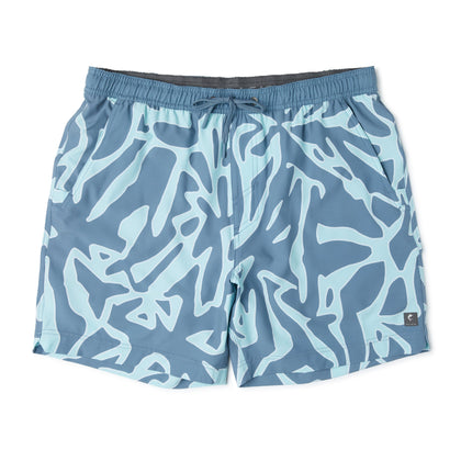 Leiday Elastic Waist Lined Shorts 17"