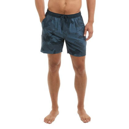 Leiday Elastic Waist Lined Shorts 17"