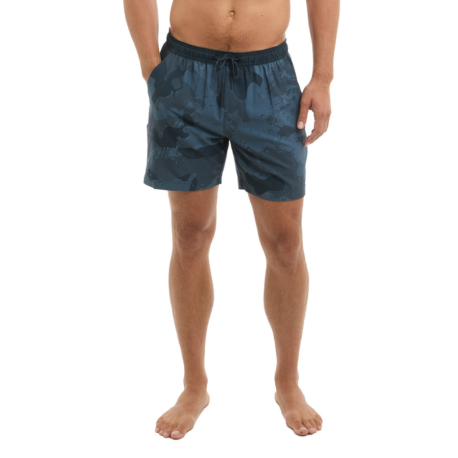 Leiday Elastic Waist Lined Shorts 17"