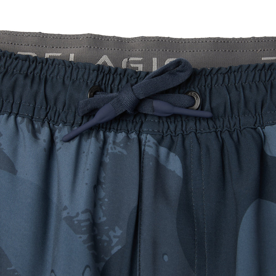 Leiday Elastic Waist Lined Shorts 17"