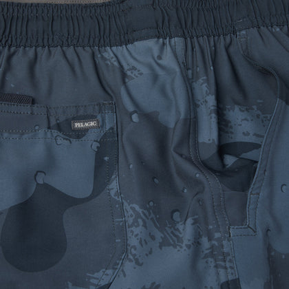 Leiday Elastic Waist Lined Shorts 17"