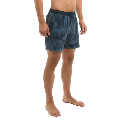 Leiday Elastic Waist Lined Shorts 17"