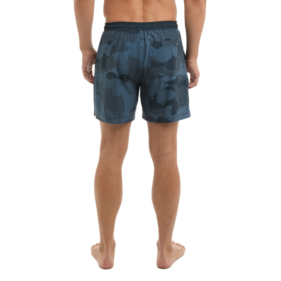 Leiday Elastic Waist Lined Shorts 17"