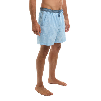 Leiday Elastic Waist Lined Shorts 17"