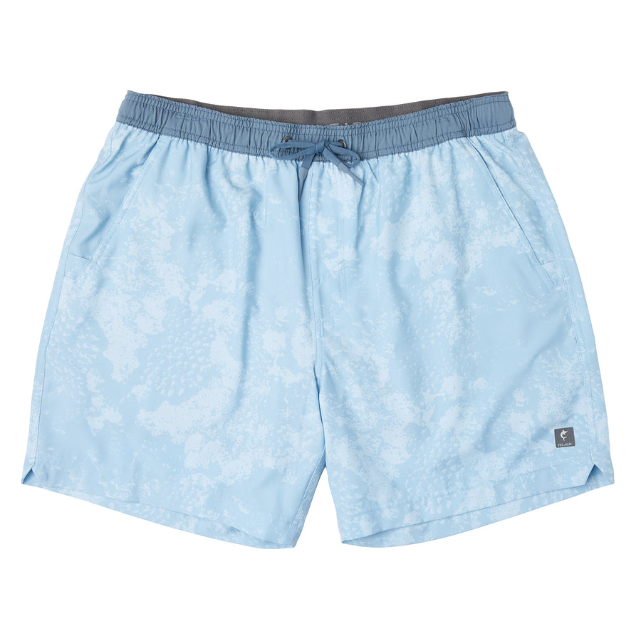 Leiday Elastic Waist Lined Shorts 17"