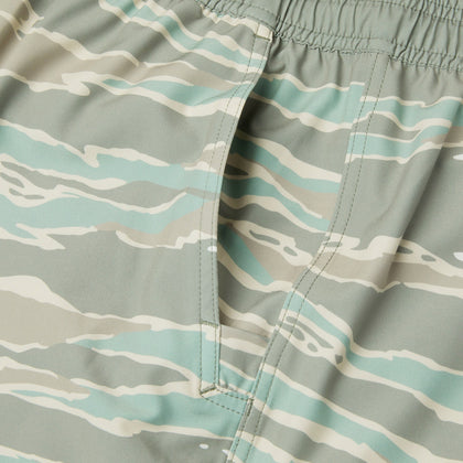 Leiday Elastic Waist Lined Shorts 17"