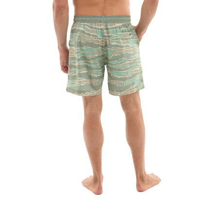Leiday Elastic Waist Lined Shorts 17"