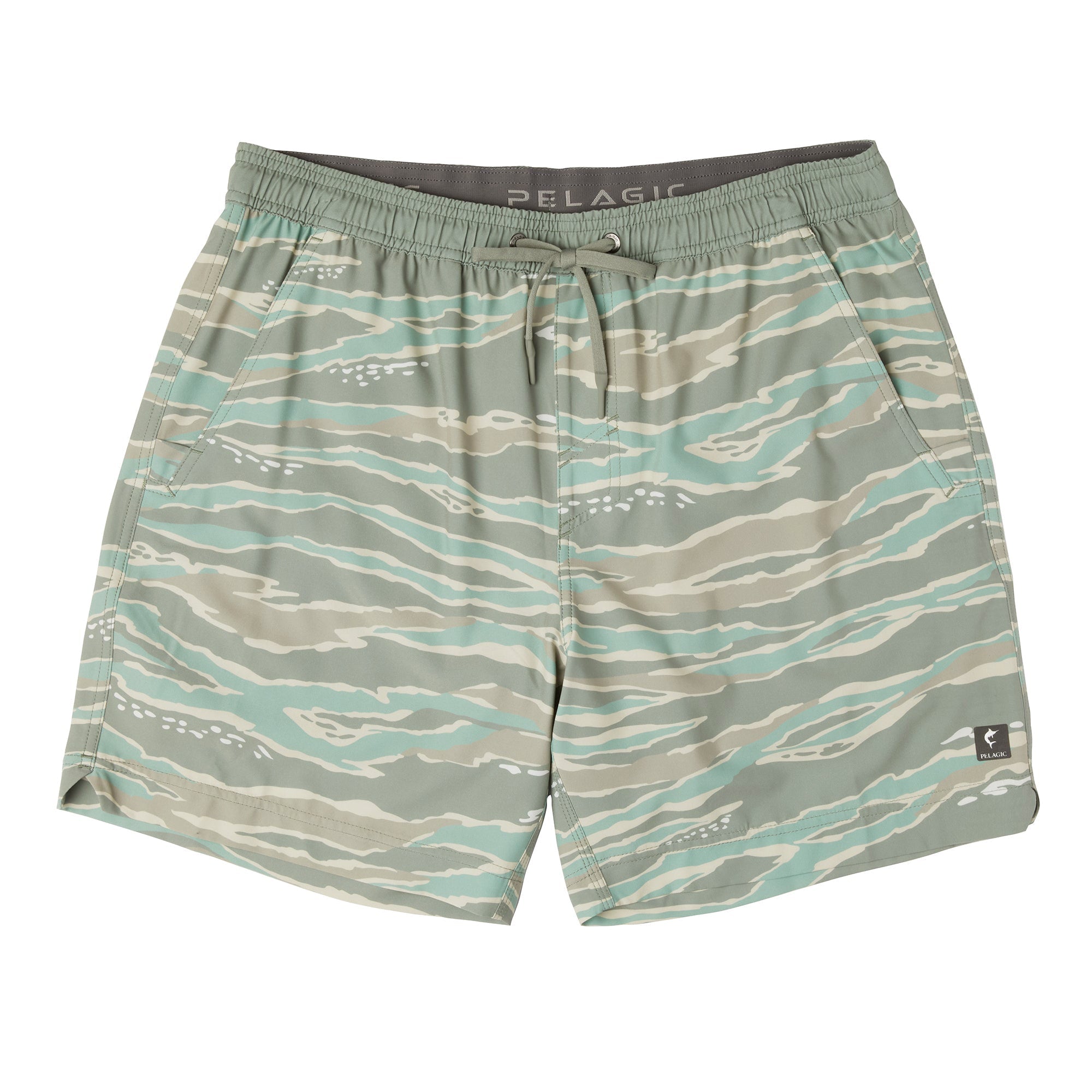 Leiday Elastic Waist Lined Shorts 17"