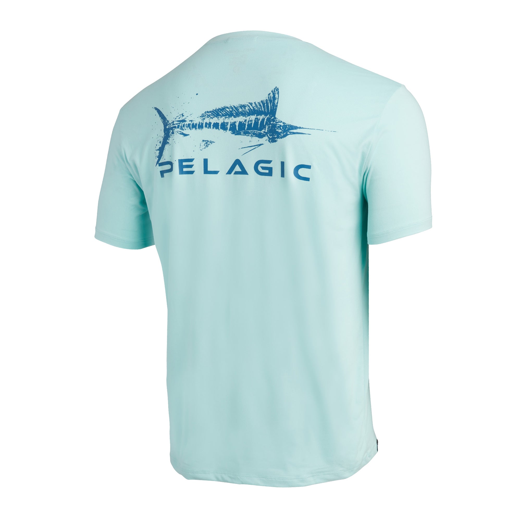 Pelagic Stratos Gyotaku Marlin Turquoise / XL