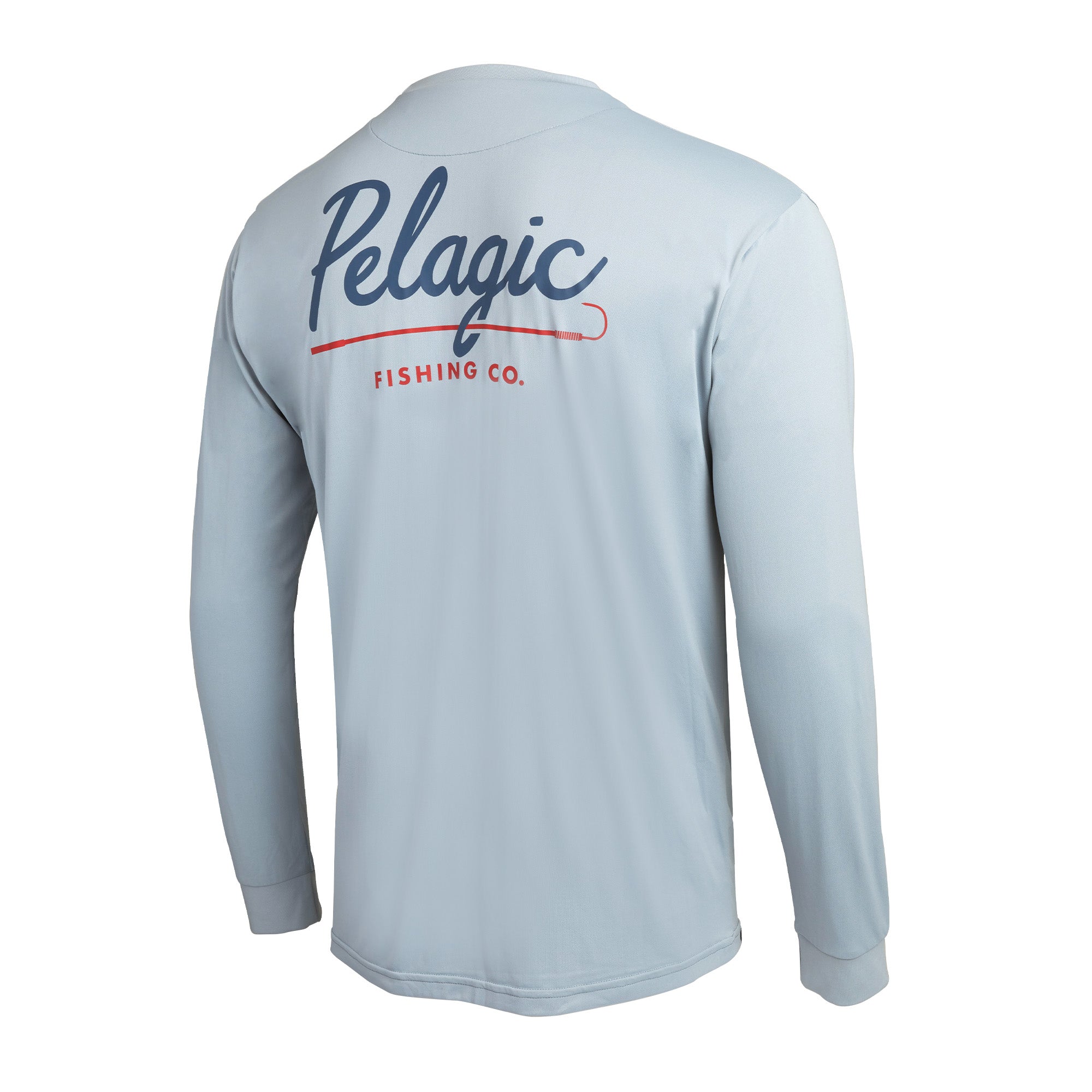 Pelagic Aquatek Gaffer Long-Sleeve Fishing Shirt for Men - Slate - L