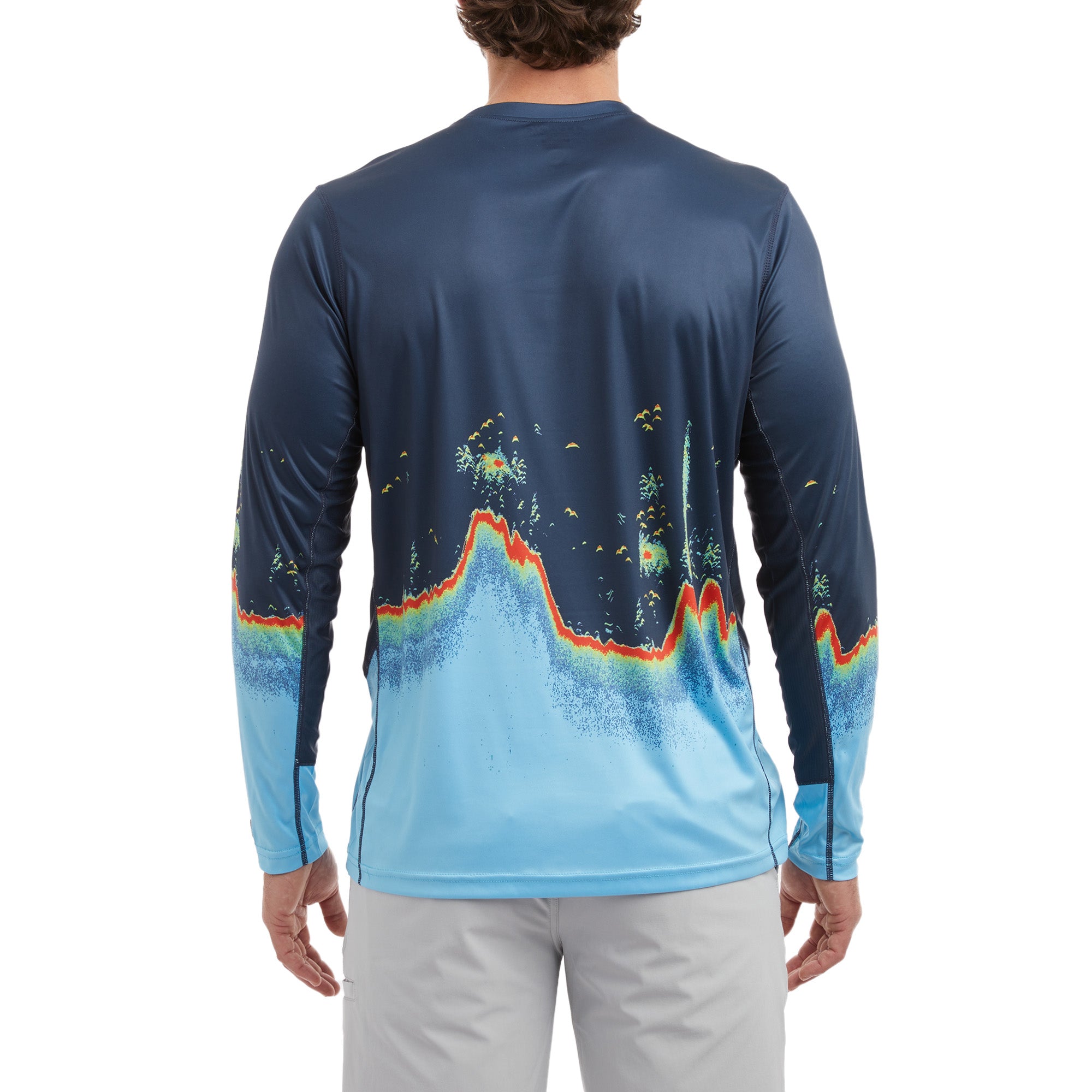 Men's Grouper Offshore Long Sleeve Fishing Shirt UPF Sun