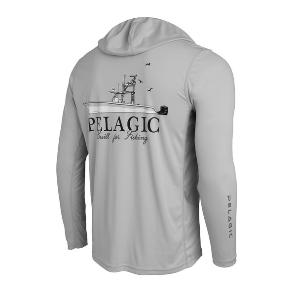 Pelagic hooded outlet shirt