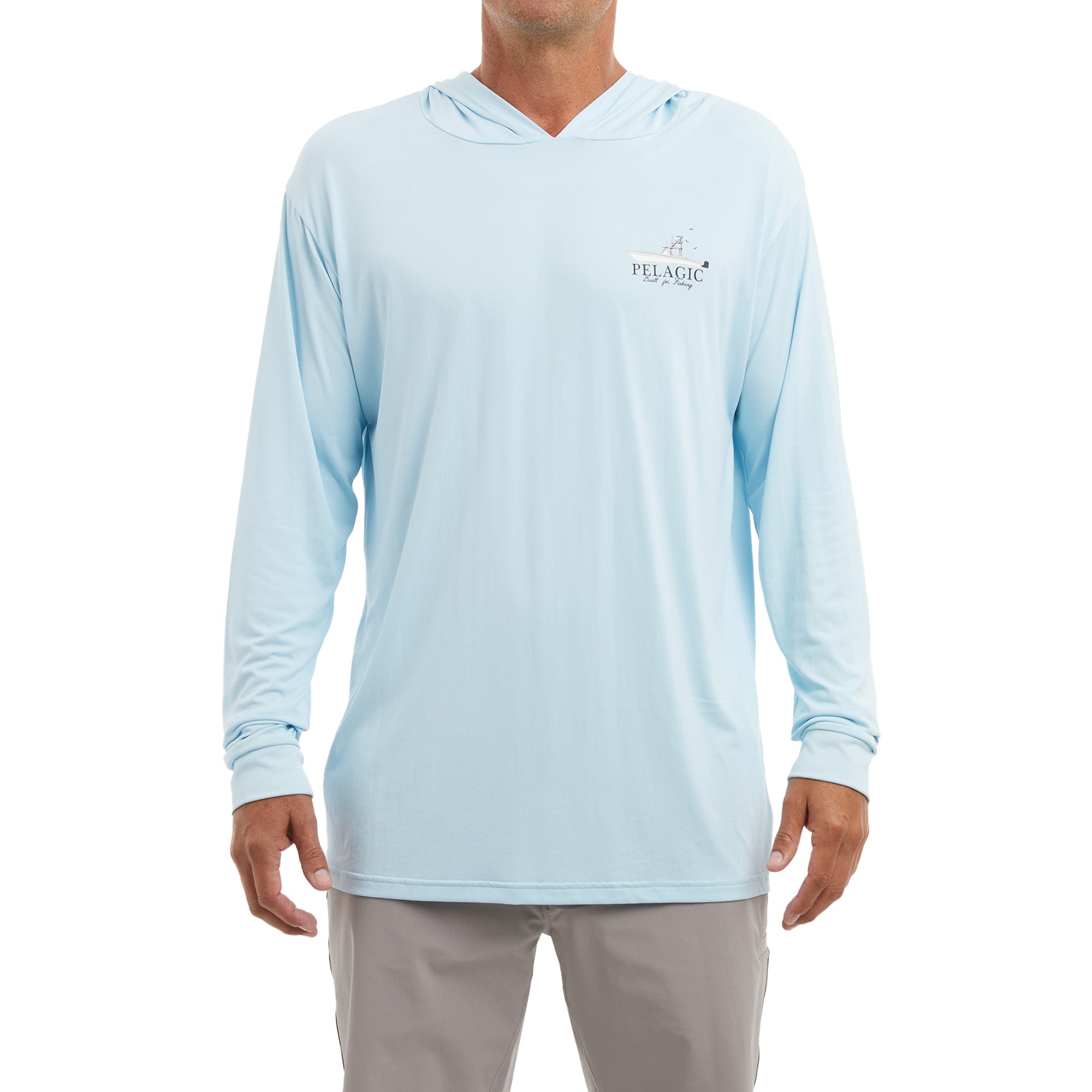 HUK New Men Fishing Long Sleeve Hooded Shirt (Multiple Variant's