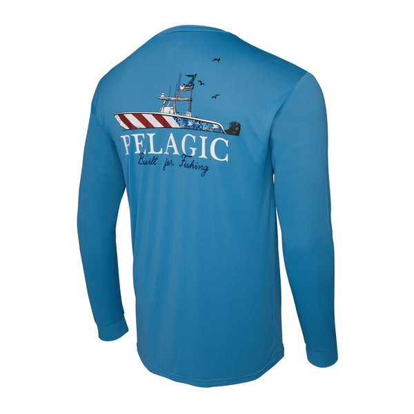 Fishing Pesca Pelagic T-Shirt Unisex Black Mens Tees S : :  Fashion