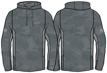 Vaportek Hood- HI Brushed Camo Graphite L/S Tops