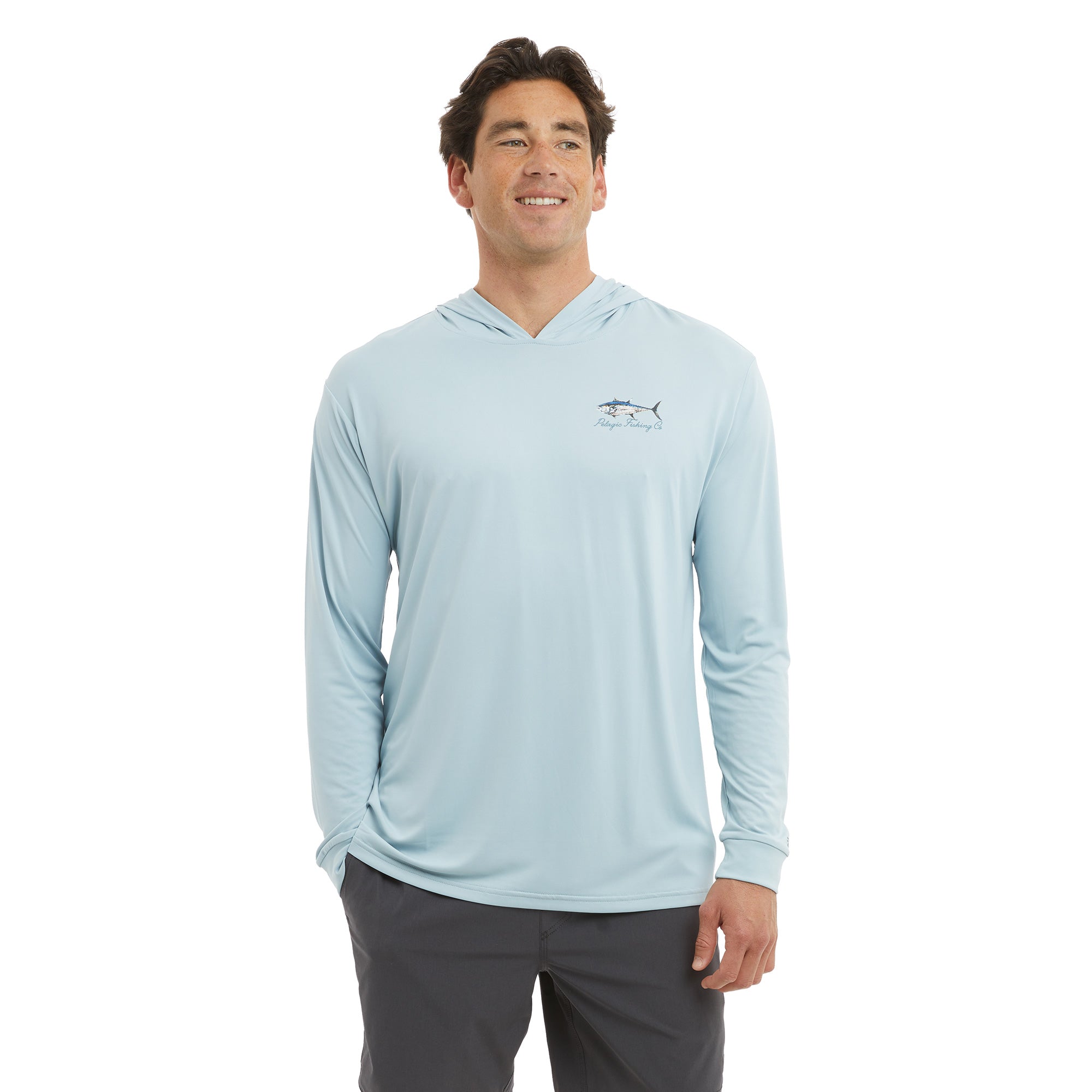 Camiseta Aquatek Hooded-Gyotaku Gray de Pelagic 🎣 Compra Camisetas de Camiseta Aquatek Hooded-Gyotaku Gray de Pelagic 🎣 Compra Camisetas de