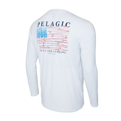 Vaportek Reel Flag Fishing Shirt