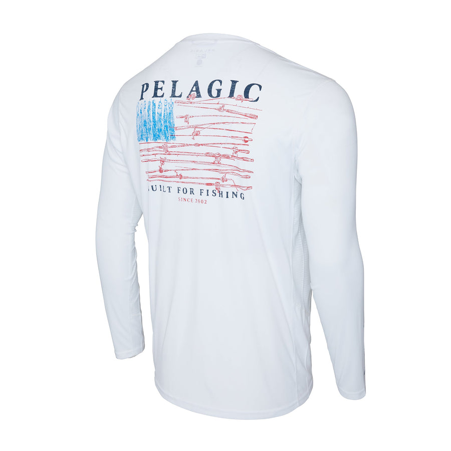 Vaportek Reel Flag Fishing Shirt