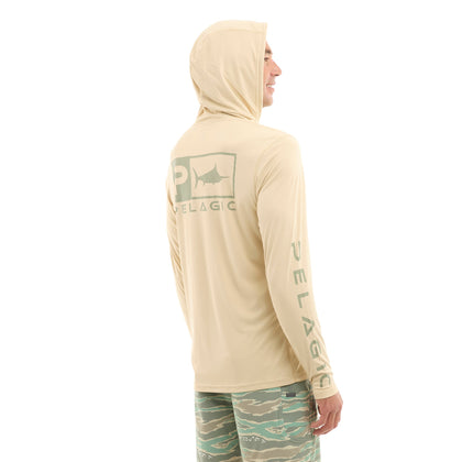 Vaportek Rusted Icon (missing mannequins) Hooded Fishing Shirt