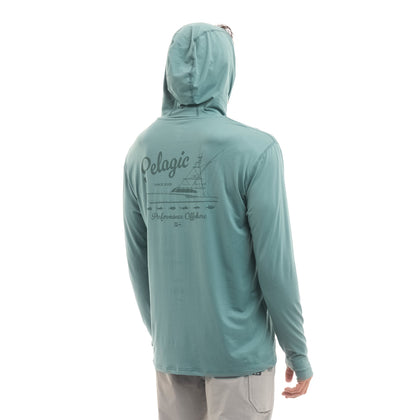 Freespool Haulin Hooded Performance Shirt