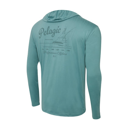 Freespool Haulin Hooded Performance Shirt