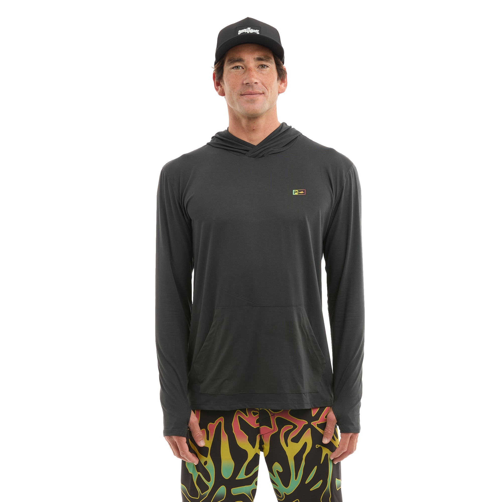 Freespool x Stick Figure Islander Hooded Performance Shirt