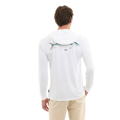 Aquatek Yellowtail (missing mannequins) Hooded Fishing Shirt