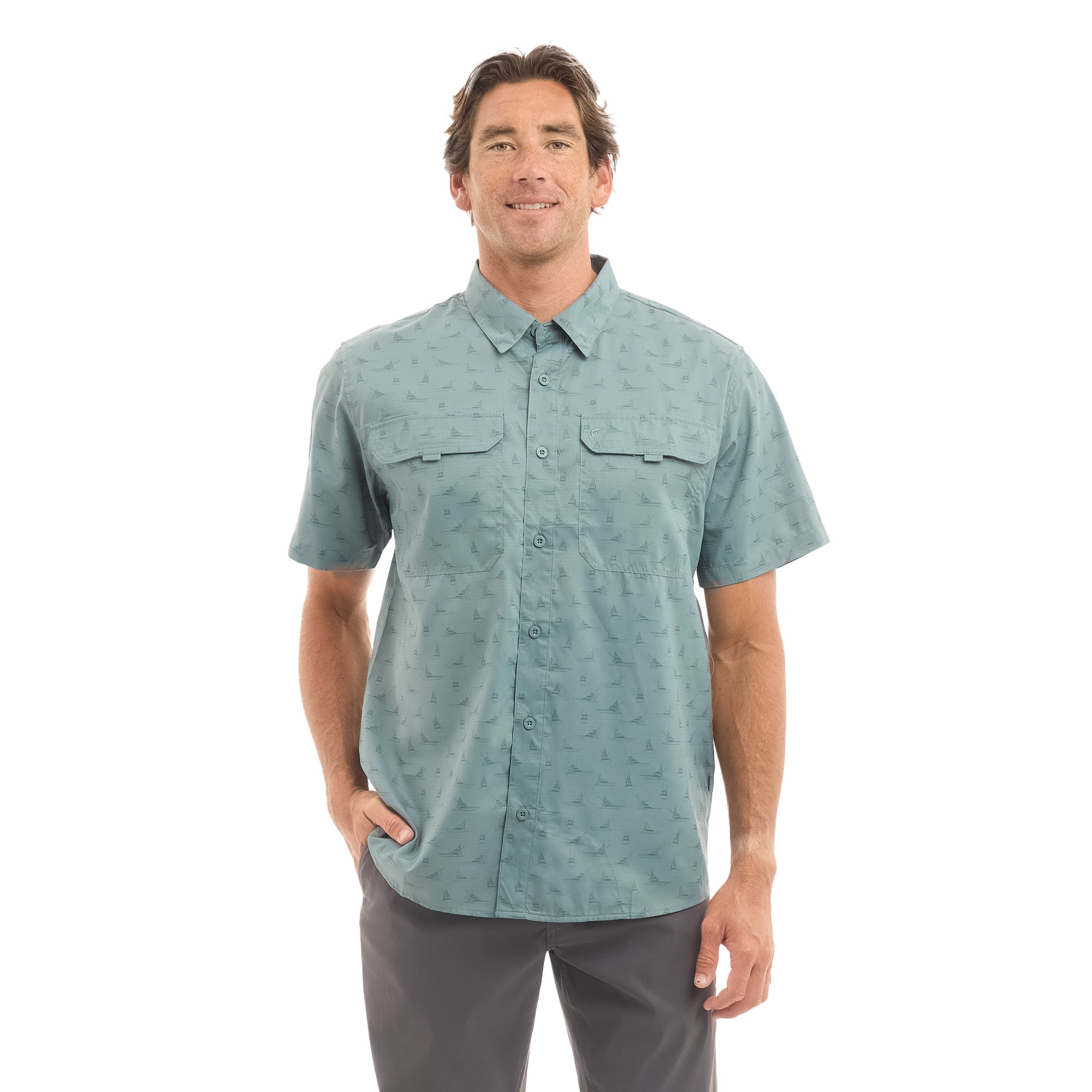Keys Tiny Boats Guide Fishing Shirt