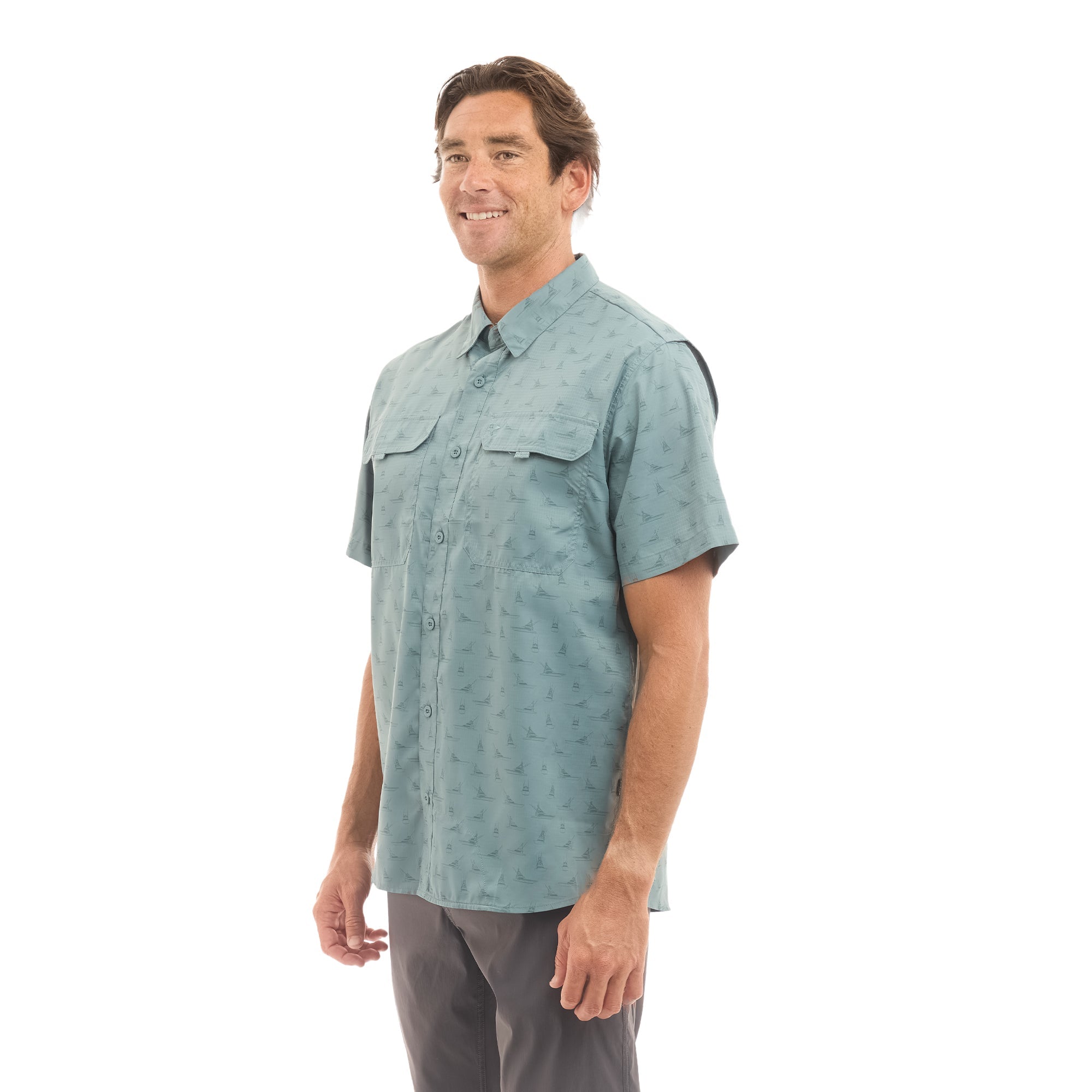 Keys Tiny Boats Guide Fishing Shirt