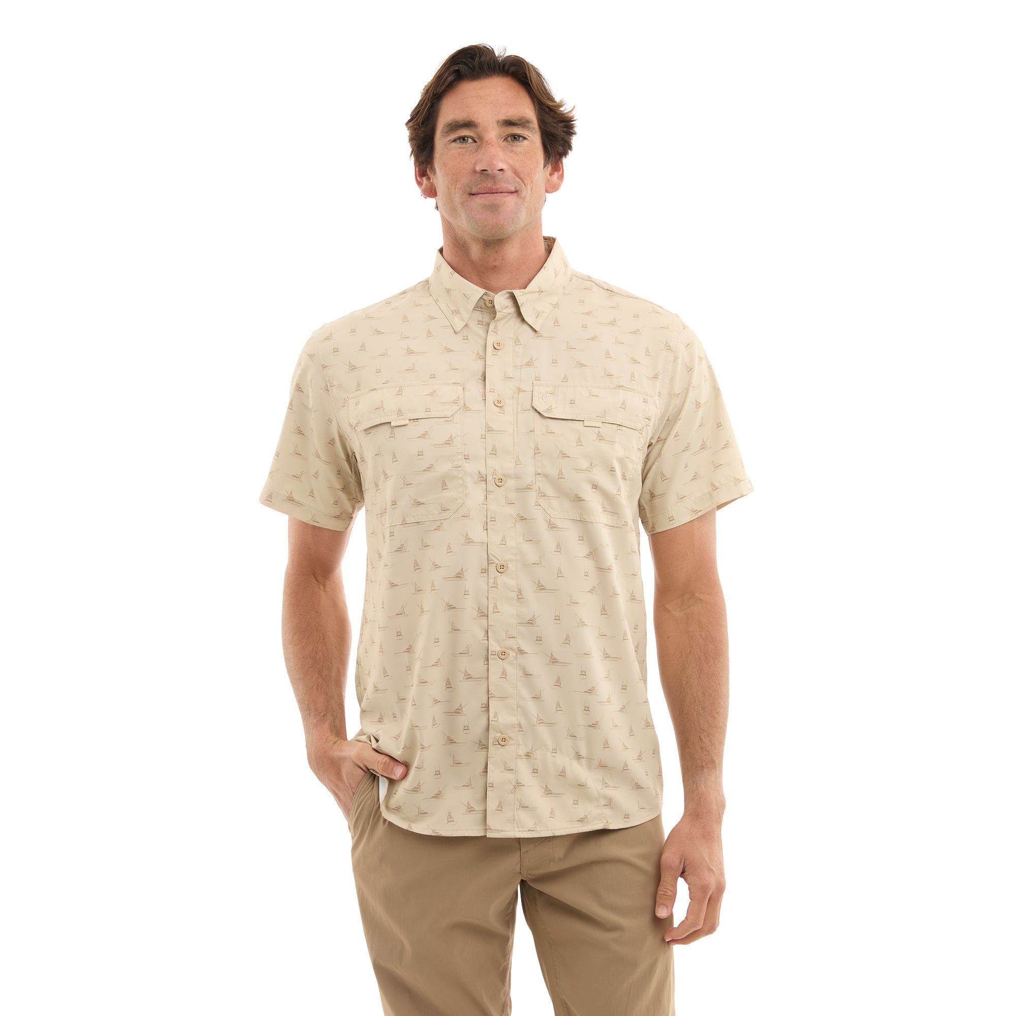 Keys Tiny Boats Guide Fishing Shirt