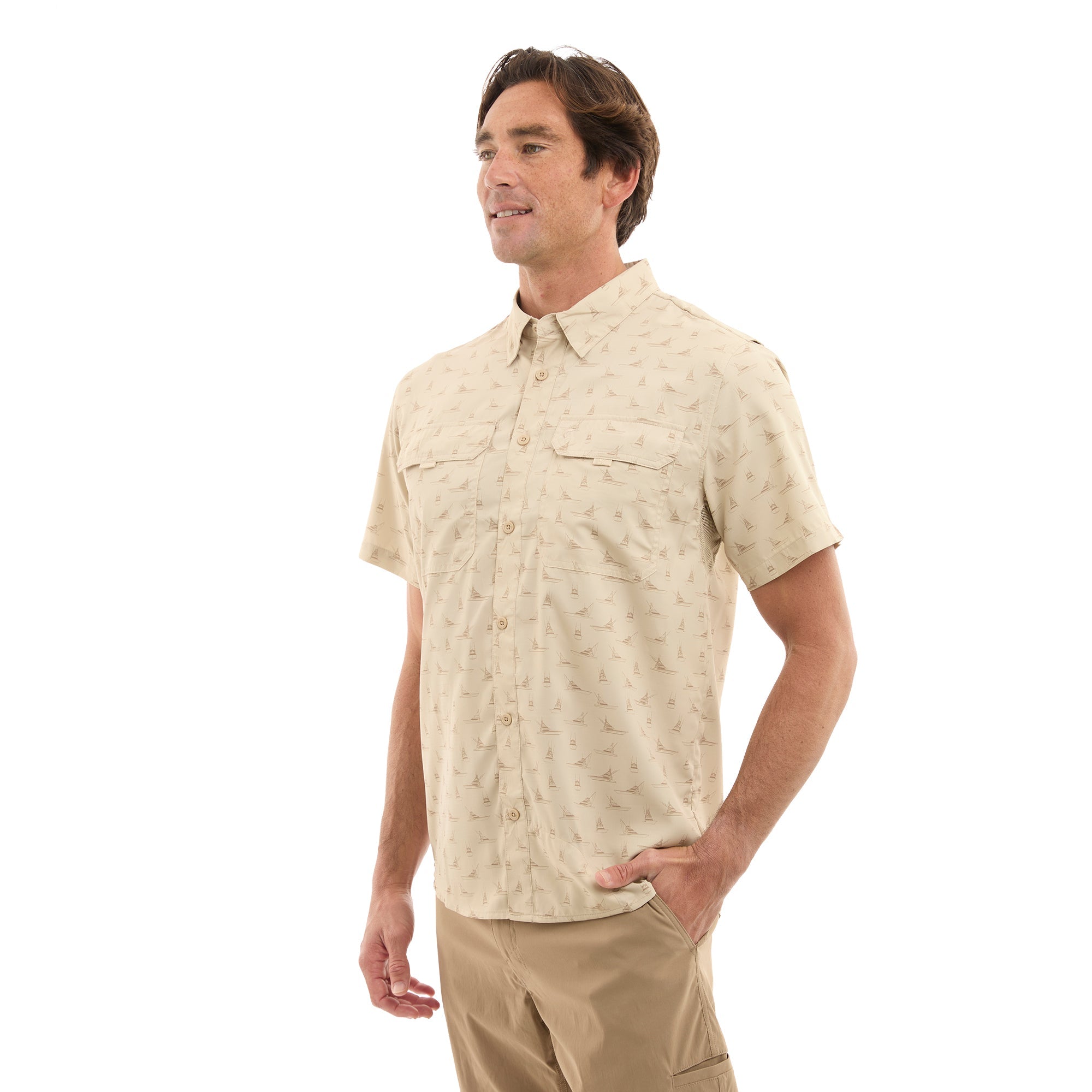 Keys Tiny Boats Guide Fishing Shirt