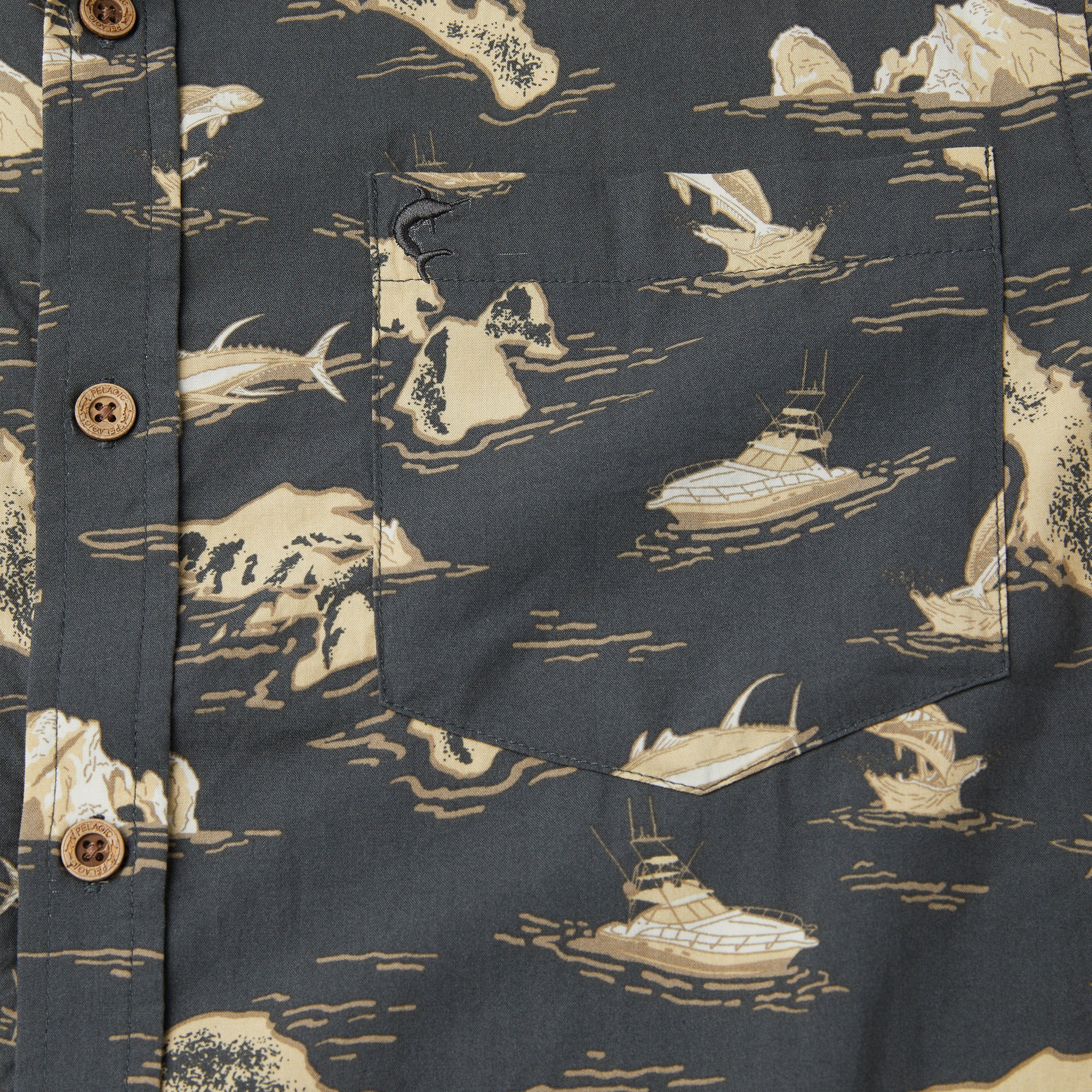 Knockdown Woven - Arches Graphite Apparel