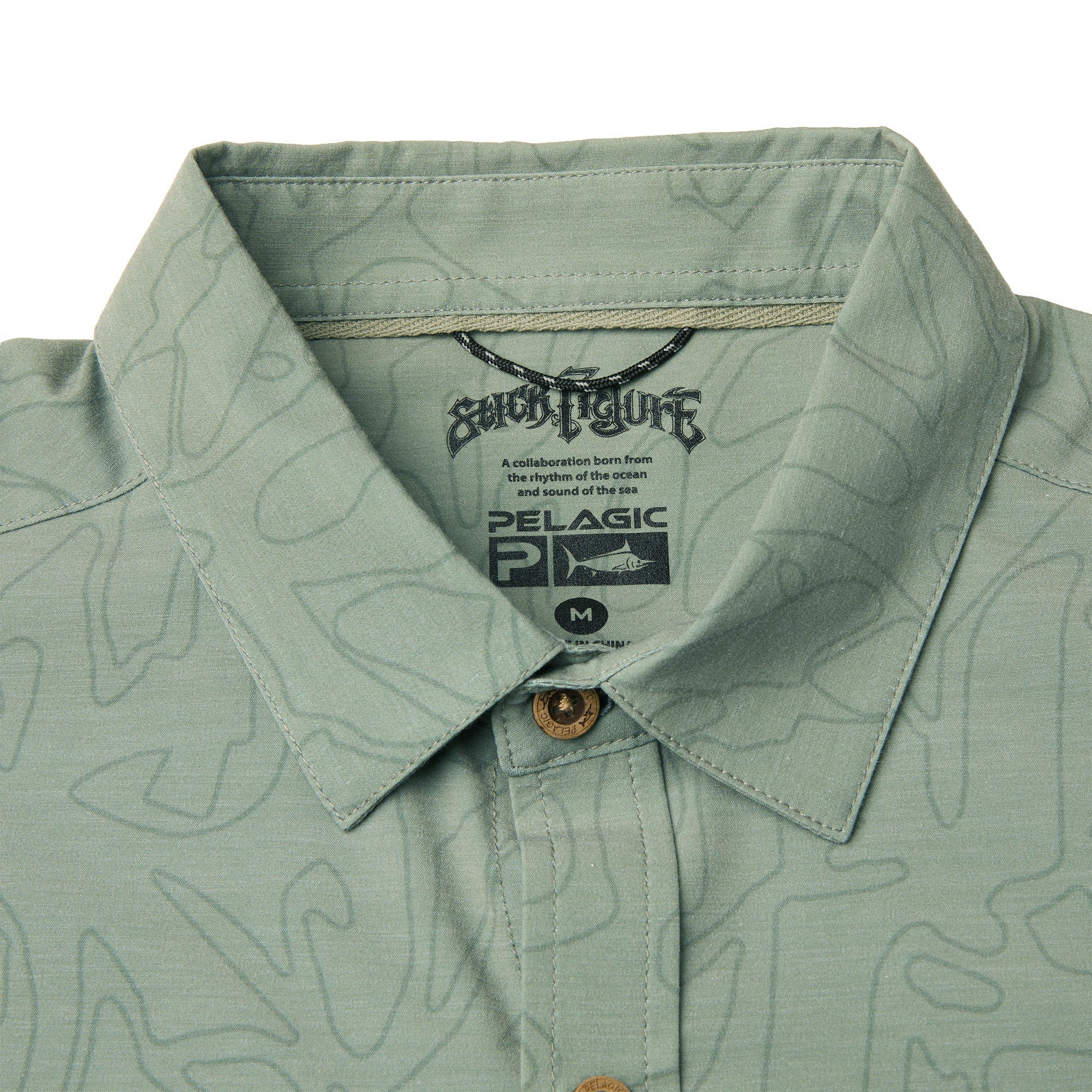 Stick Figure Topshot Button Up