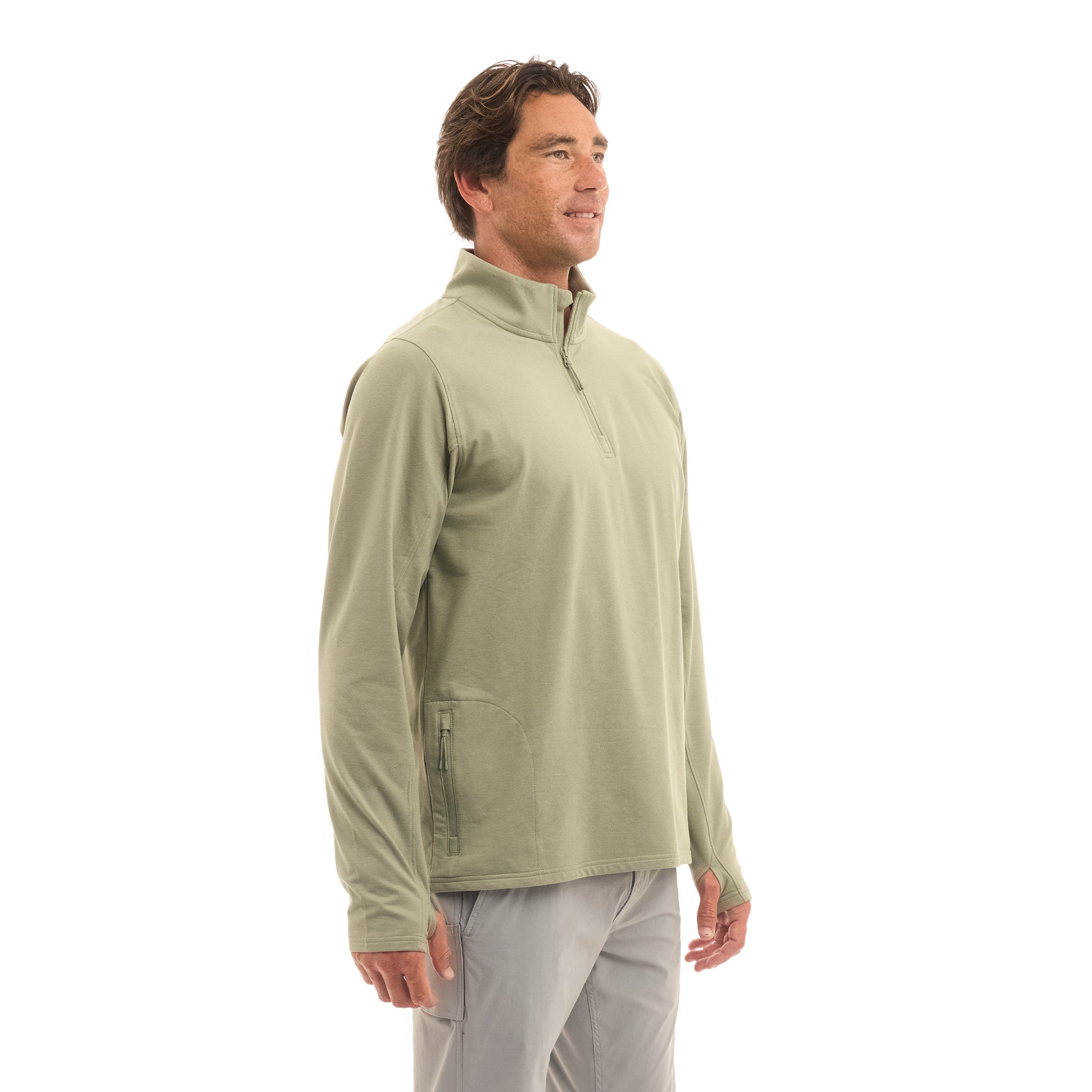 Daybreak Mock Neck Zip Fleece