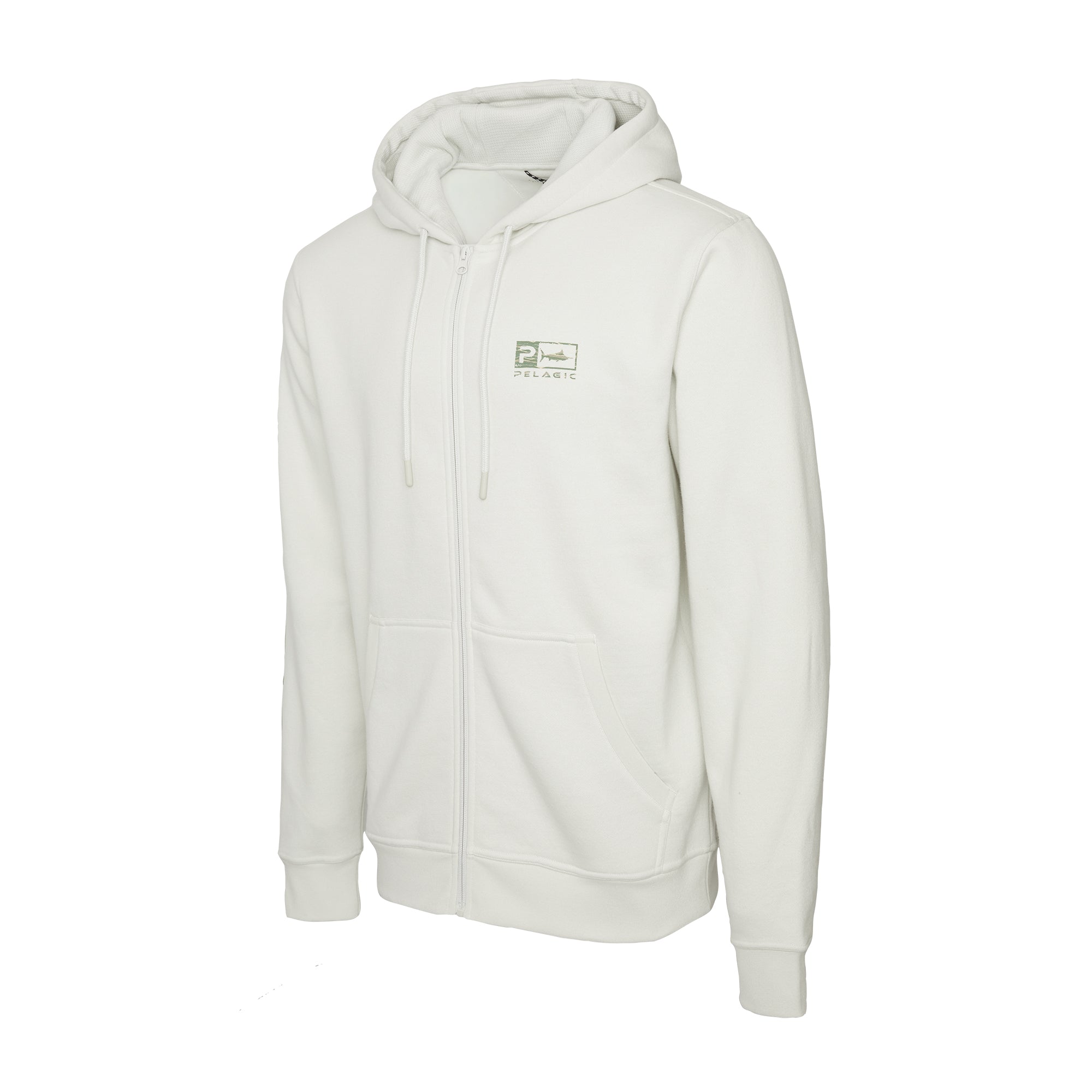 Tanner Wahoo Icon Zip Fleece Hoodie