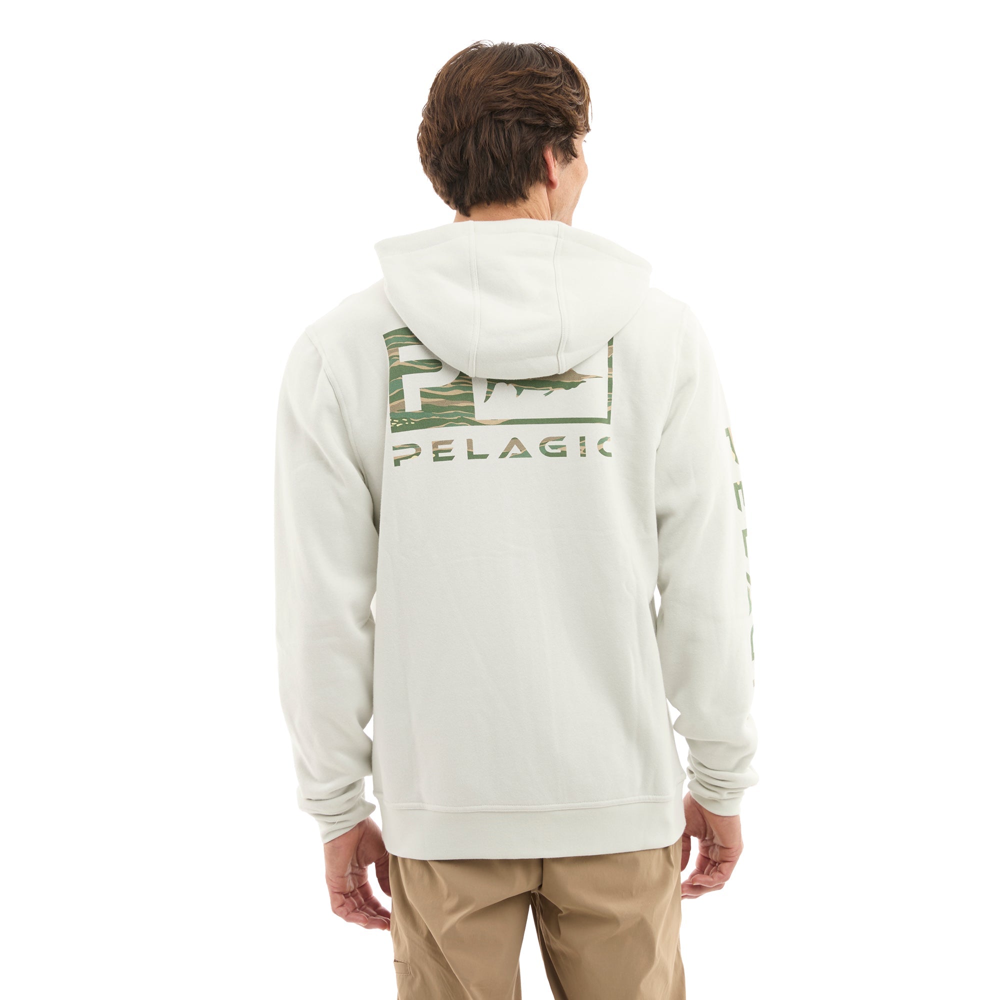 Tanner Wahoo Icon Zip Fleece Hoodie